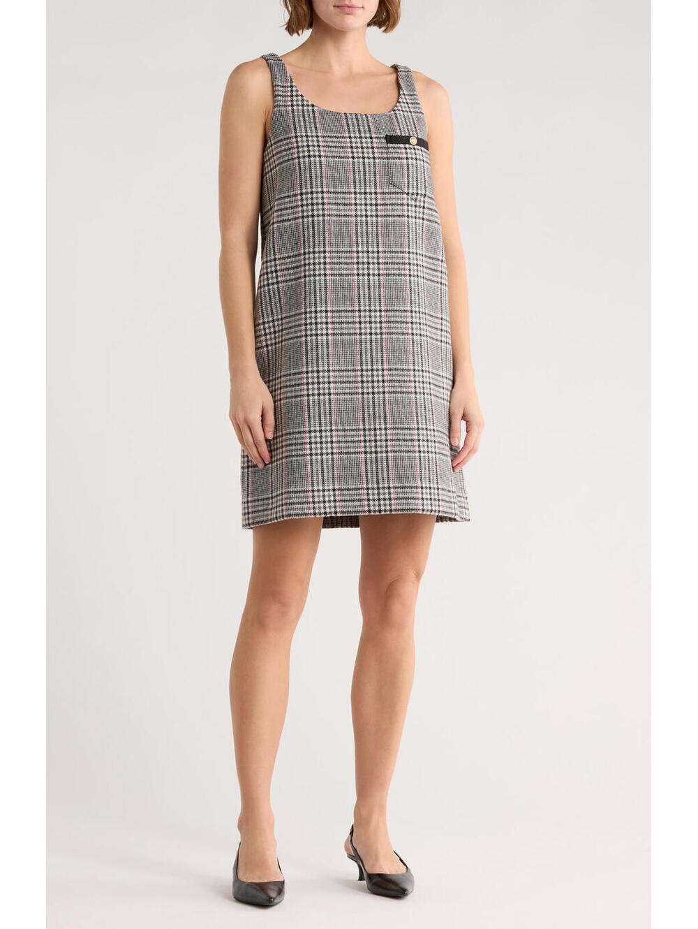 NWT! vineyard vines Glen Plaid Sleeveless Wool Blend Jumper in Plaid Size XXS